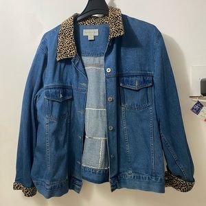 Oversized denim jacket!